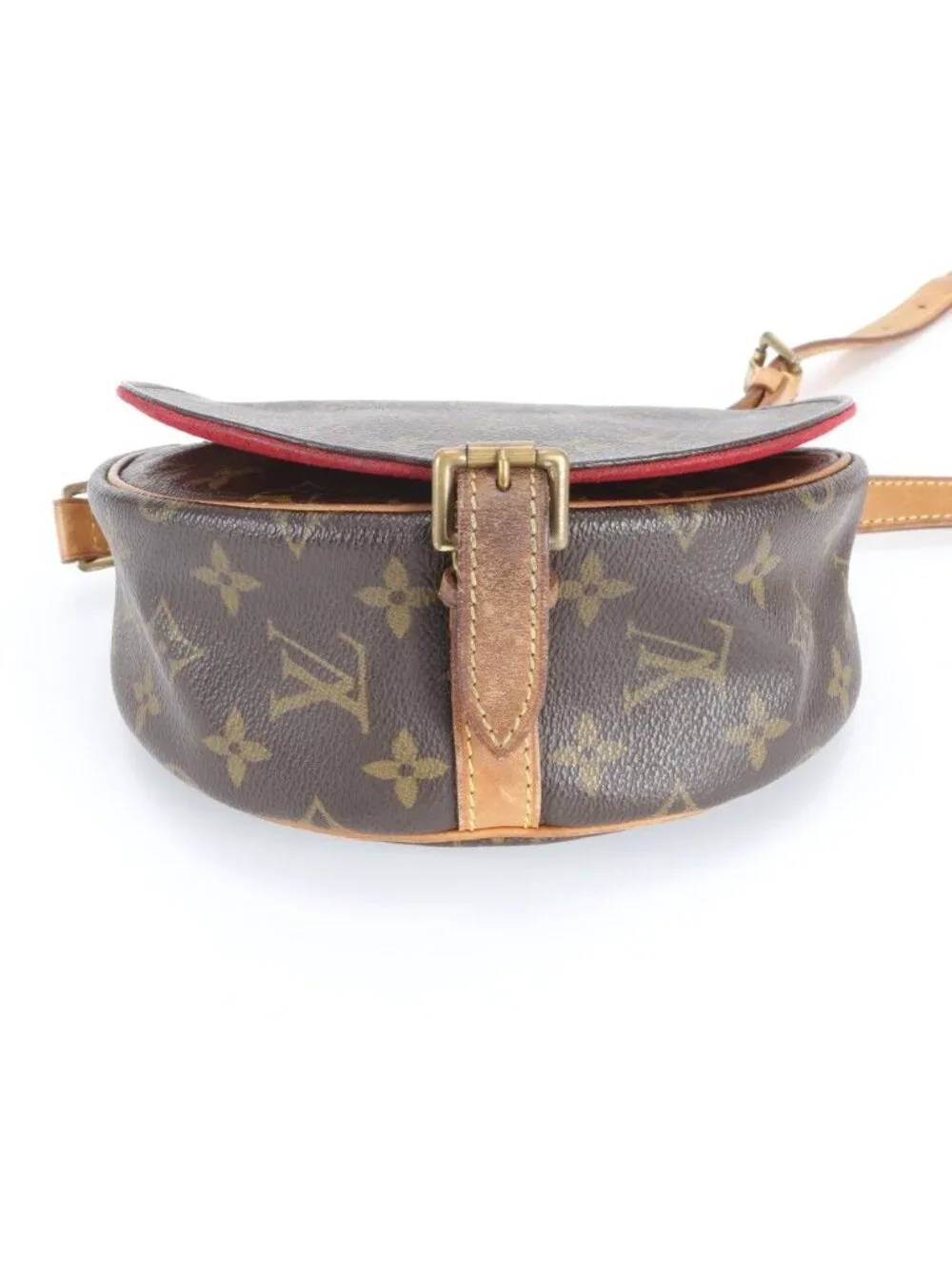 Louis Vuitton Monogram Tambourine Leather Shoulder Bag Crossbody